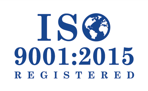 We are ISO 9001:2015 Registered